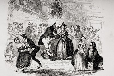 Veille de Noël chez M. Wardle, illustration des 